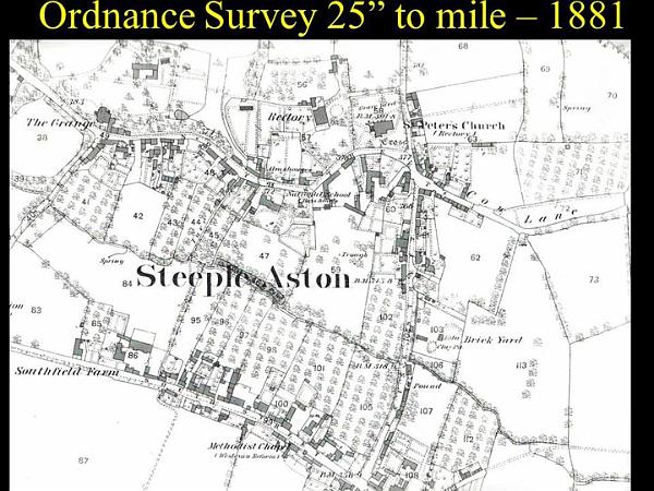 15. Ordnance Survey map of Steeple Aston 1881.jpg